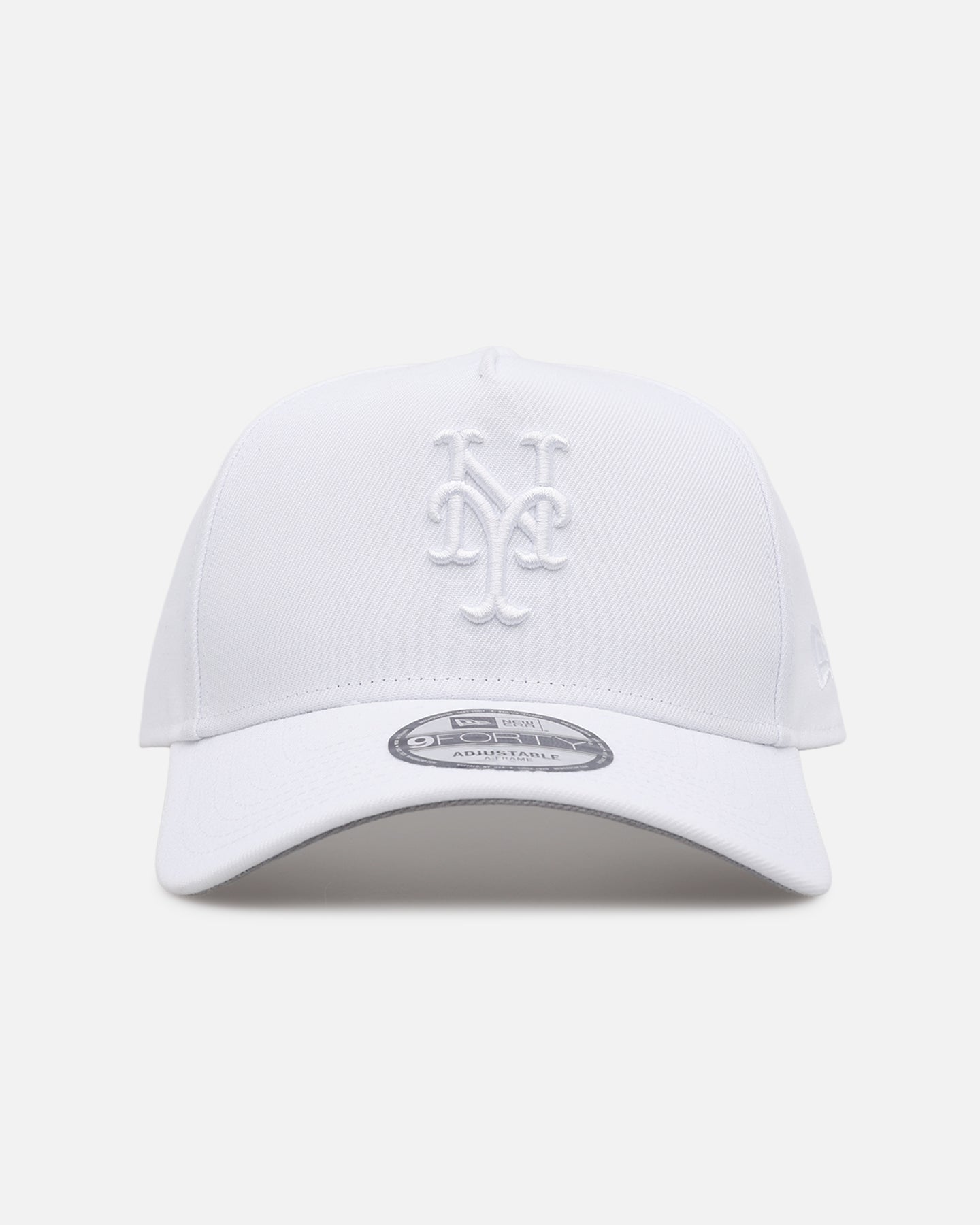New Era New York Mets 'Easy White' 9FORTY A-Frame Snapback White/White