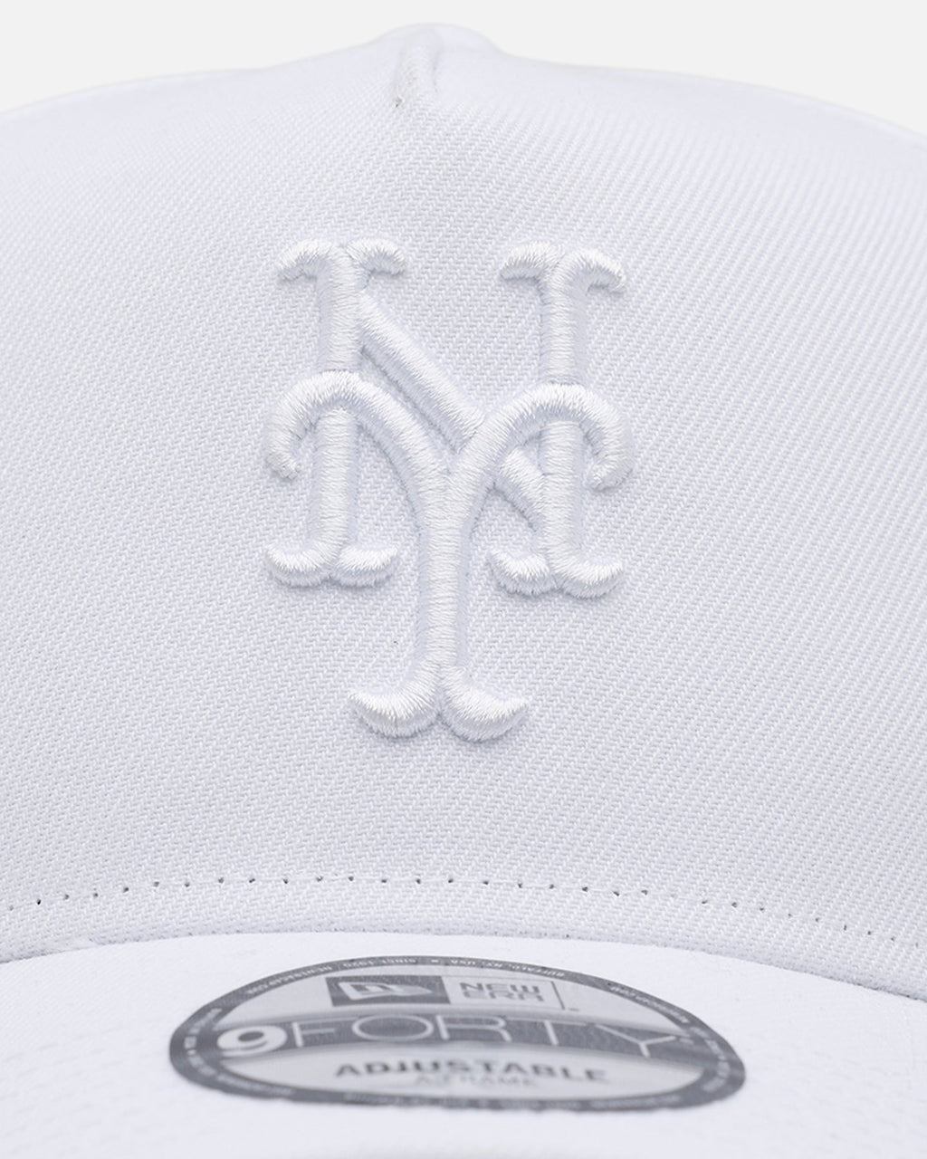 New Era New York Mets 'Easy White' 9FORTY A-Frame Snapback White/White