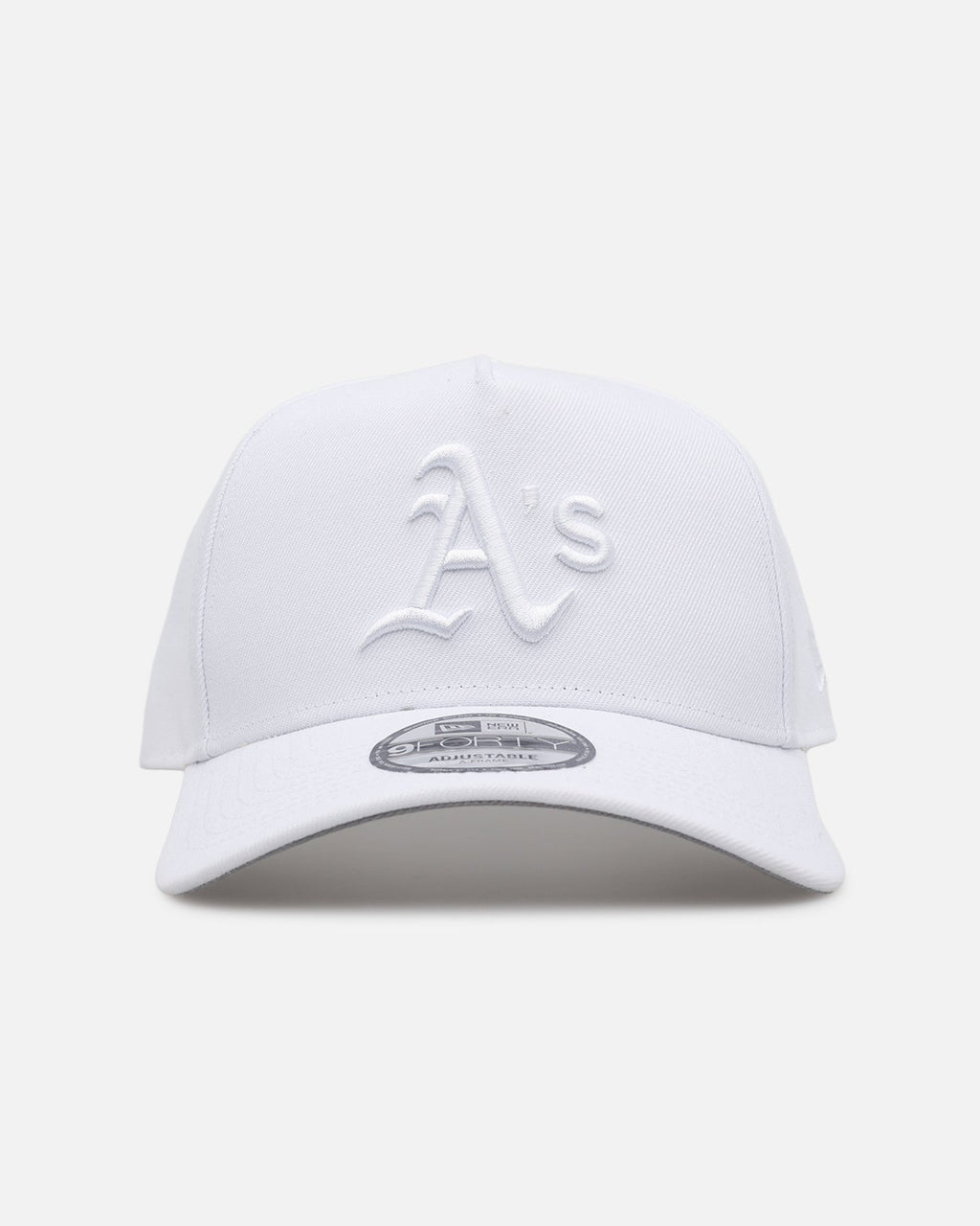 New Era Oakland Athletics 'Easy White' 9FORTY A-Frame Snapback White/White