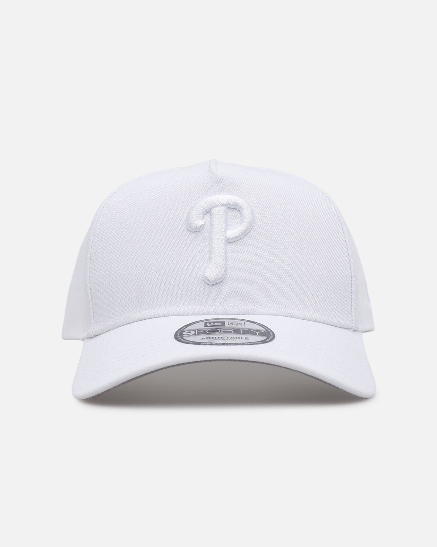 New Era Philadelphia Phillies 'Easy White' 9FORTY A-Frame Snapback White/White