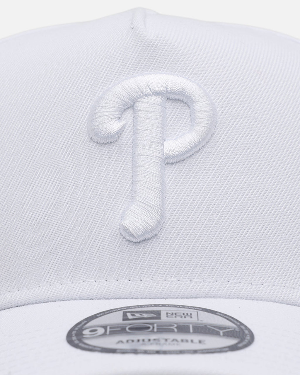 New Era Philadelphia Phillies 'Easy White' 9FORTY A-Frame Snapback White/White