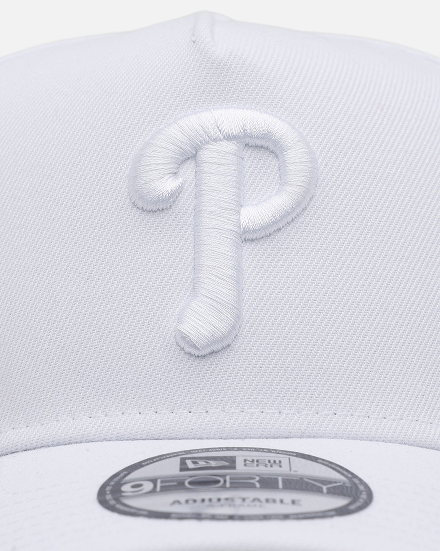 New Era Philadelphia Phillies 'Easy White' 9FORTY A-Frame Snapback White/White
