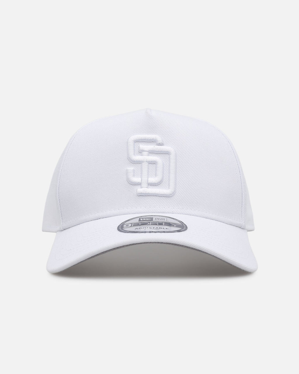 New Era San Diego Padres 'Easy White' 9FORTY A-Frame Snapback White/White