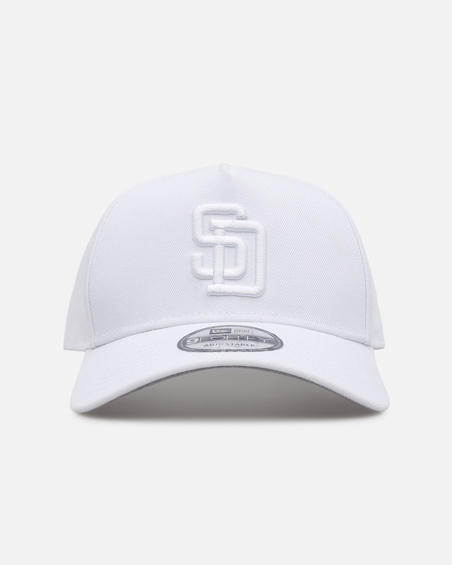 New Era San Diego Padres 'Easy White' 9FORTY A-Frame Snapback White/White
