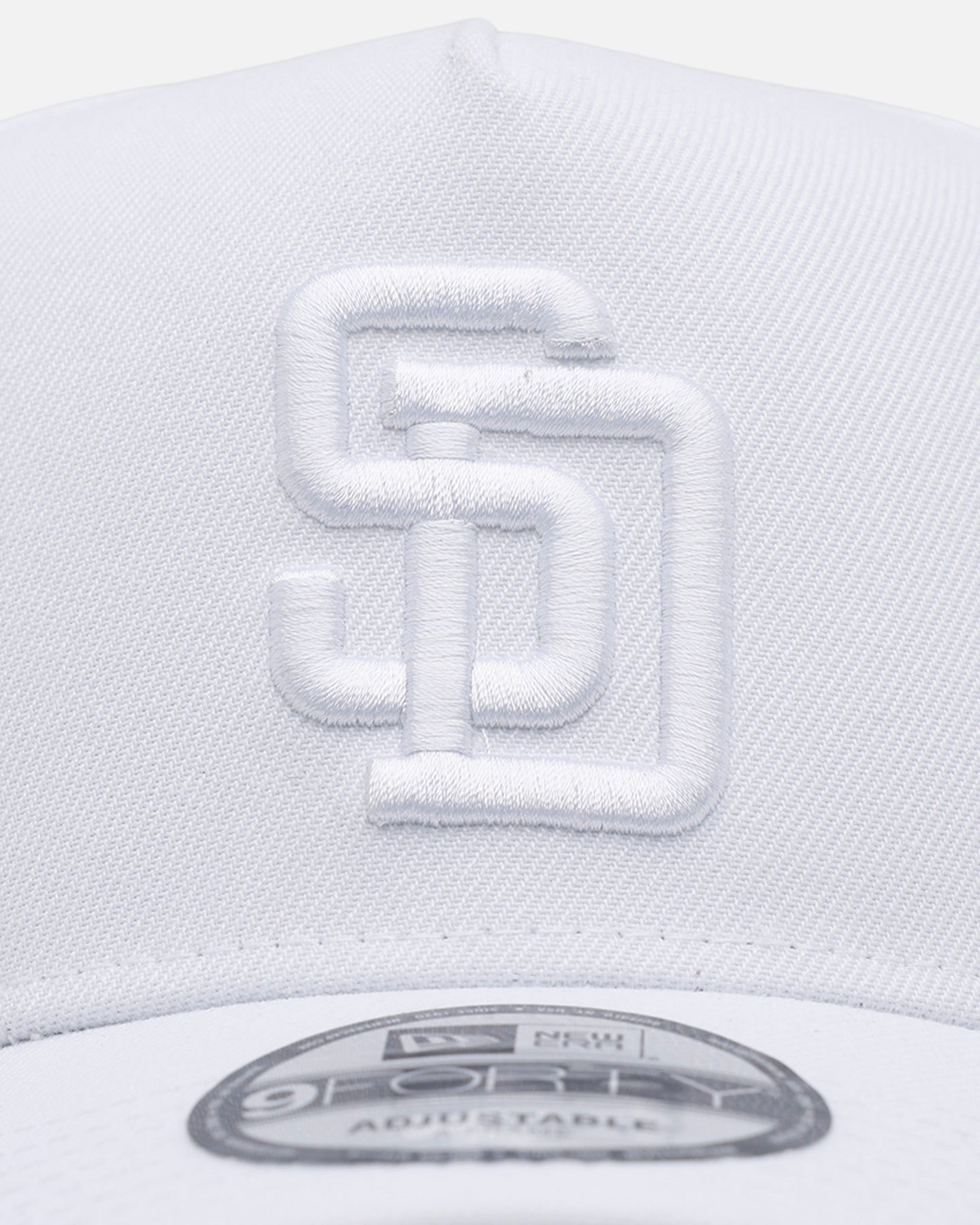 New Era San Diego Padres 'Easy White' 9FORTY A-Frame Snapback White/White
