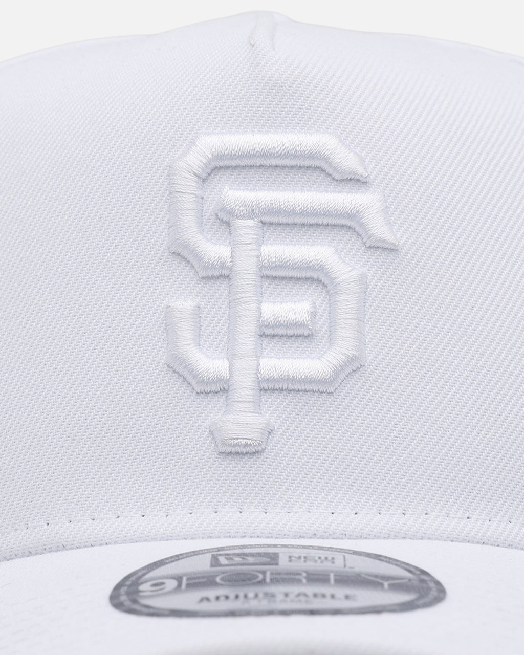 New Era San Francisco Giants 'Easy White' 9FORTY A-Frame Snapback White/White