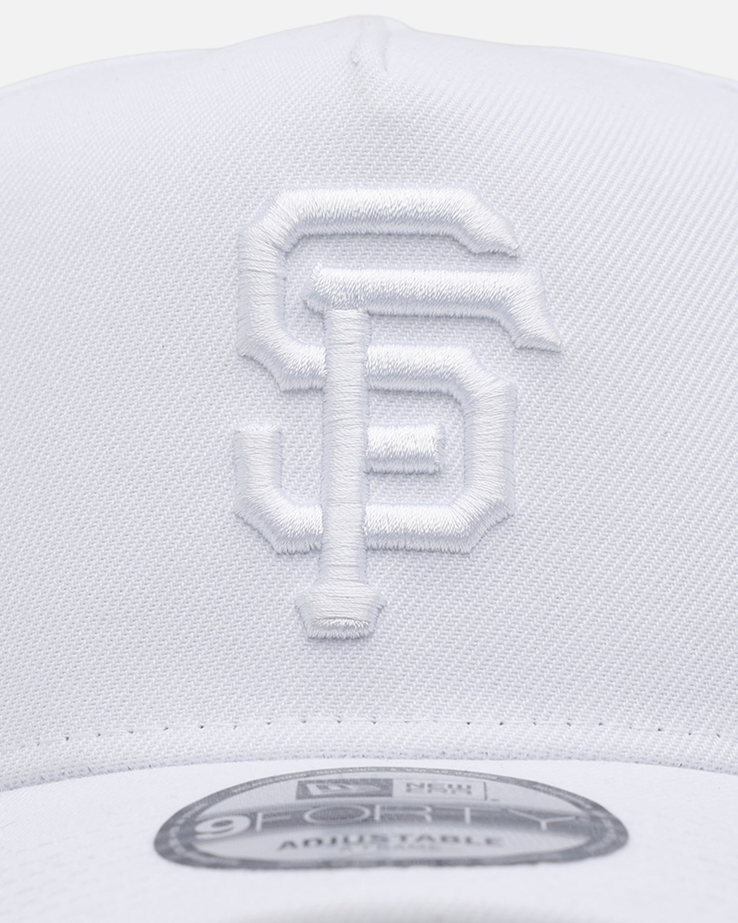 New Era San Francisco Giants 'Easy White' 9FORTY A-Frame Snapback White/White