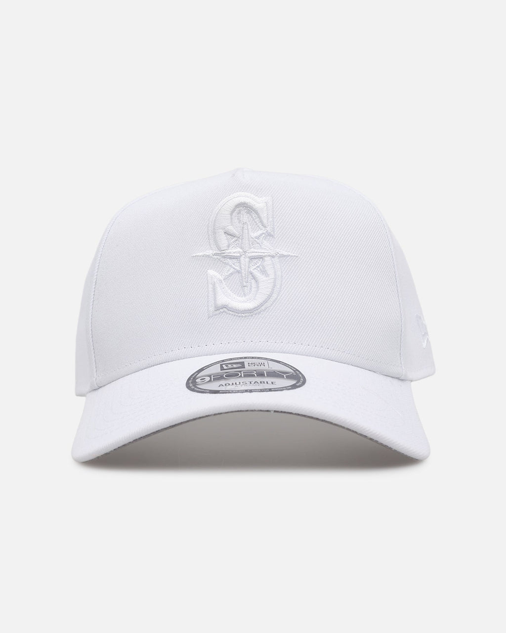 New Era Seattle Mariners 'Easy White' 9FORTY A-Frame Snapback White/White