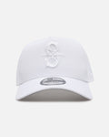 New Era Seattle Mariners 'Easy White' 9FORTY A-Frame Snapback White/White
