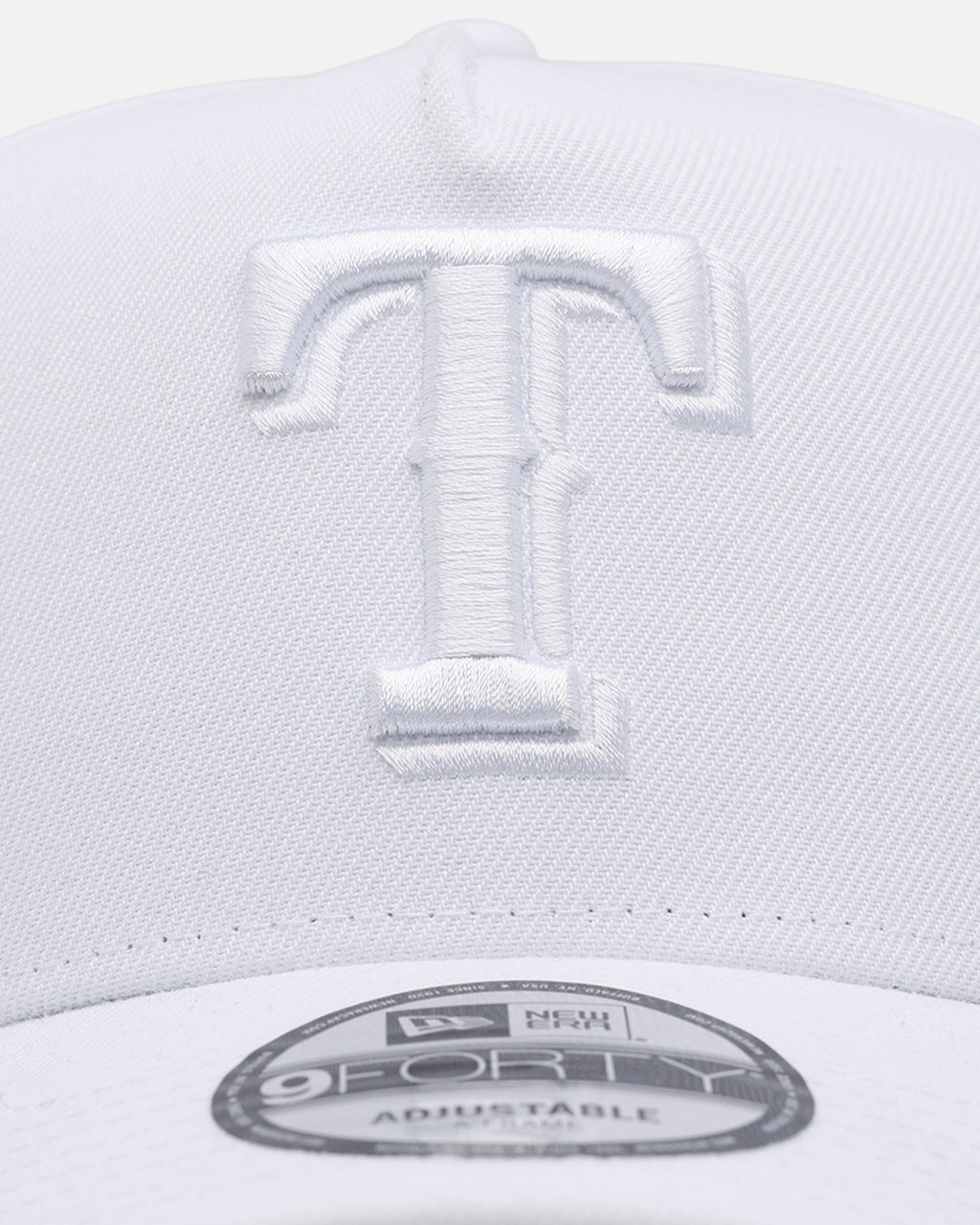 New Era Texas Rangers 'Easy White' 9FORTY A-Frame Snapback White/White