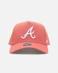 47 Brand Atlanta Braves 'Sun Fade' in 47 Offside Snapback Island Red