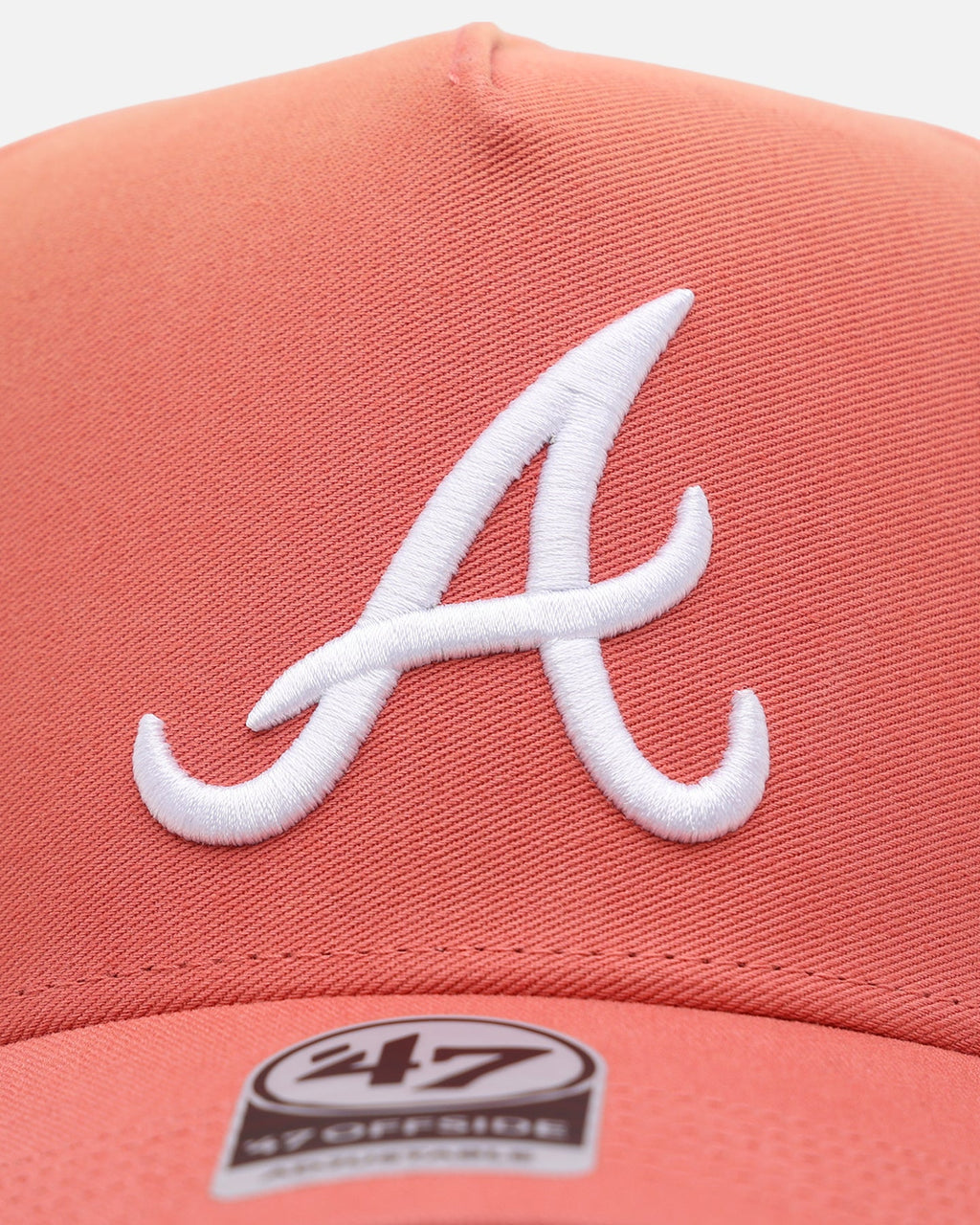 47 Brand Atlanta Braves 'Sun Fade' in 47 Offside Snapback Island Red