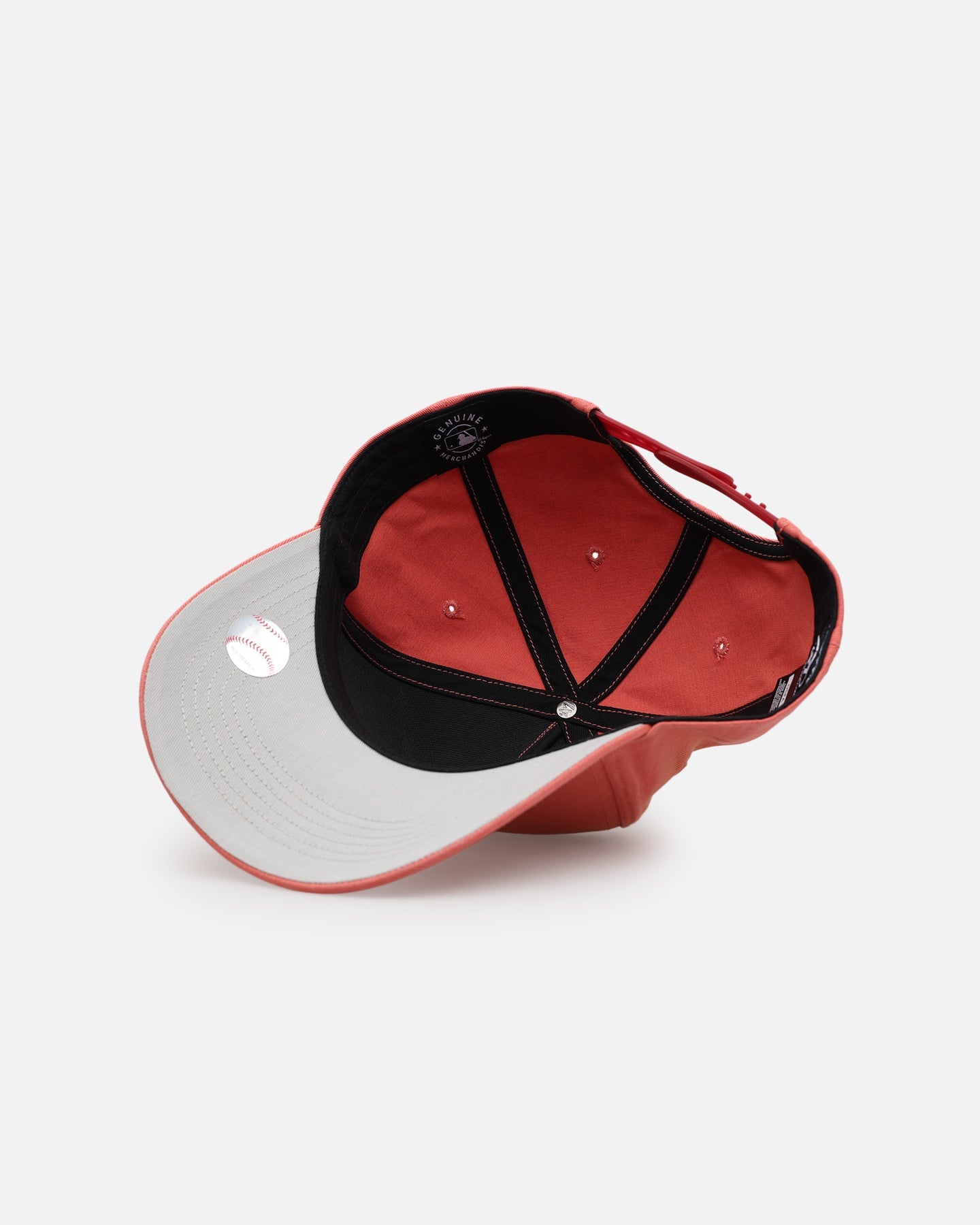 47 Brand Atlanta Braves 'Sun Fade' in 47 Offside Snapback Island Red
