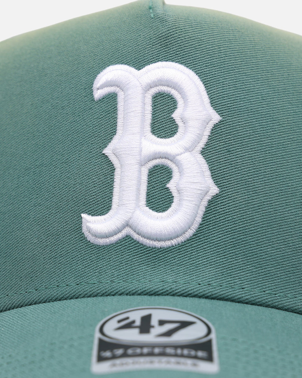 47 Brand Boston Red Sox 'Sun Fade' in 47 Offside Snapback Emerald Green