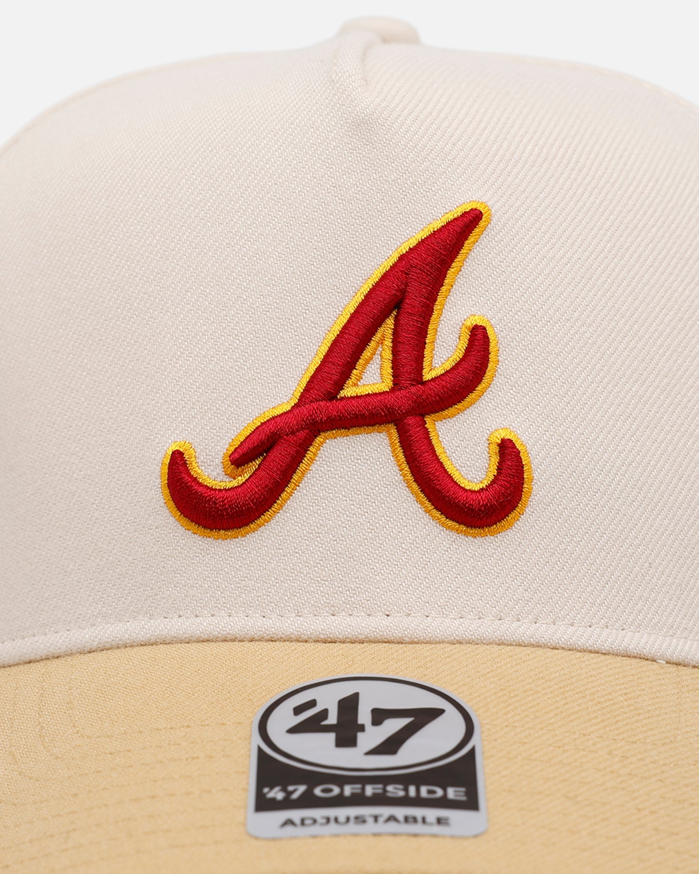 47 Brand Atlanta Braves 'Library' Hitch Snapback Natural