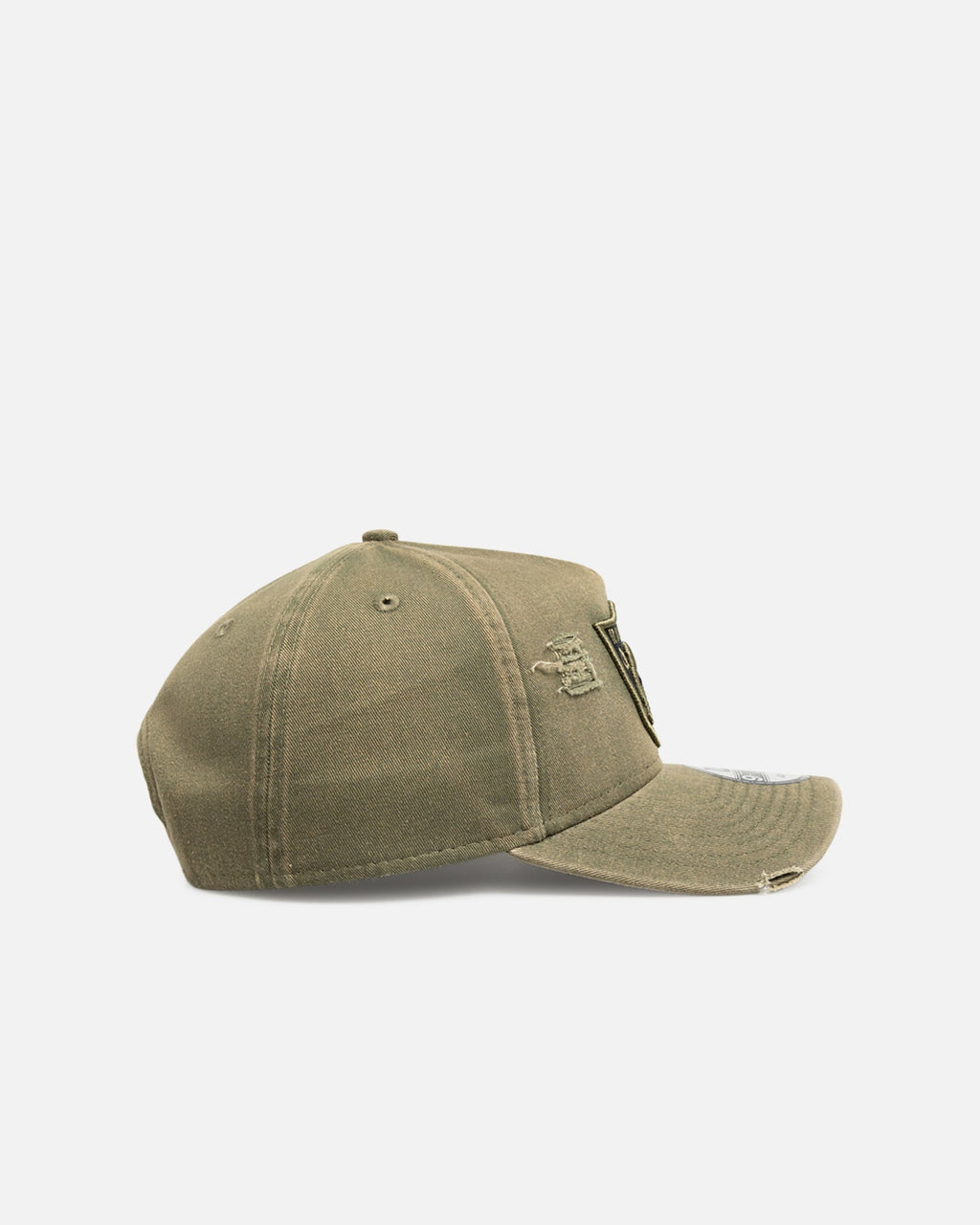 New Era Las Vegas Raiders 'Distressed Olive' 9FORTY A-Frame Snapback Olive