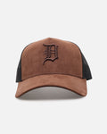 47 Brand Detroit Tigers 'Tonal Suede' '47 Offside Trucker Snapback Chocolate