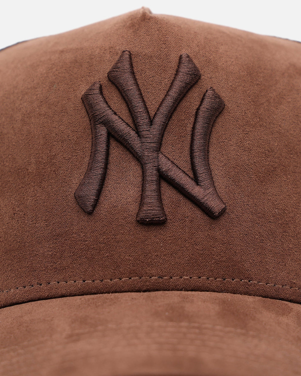47 Brand New York Yankees 'Tonal Suede' '47 Offside Trucker Snapback Chocolate