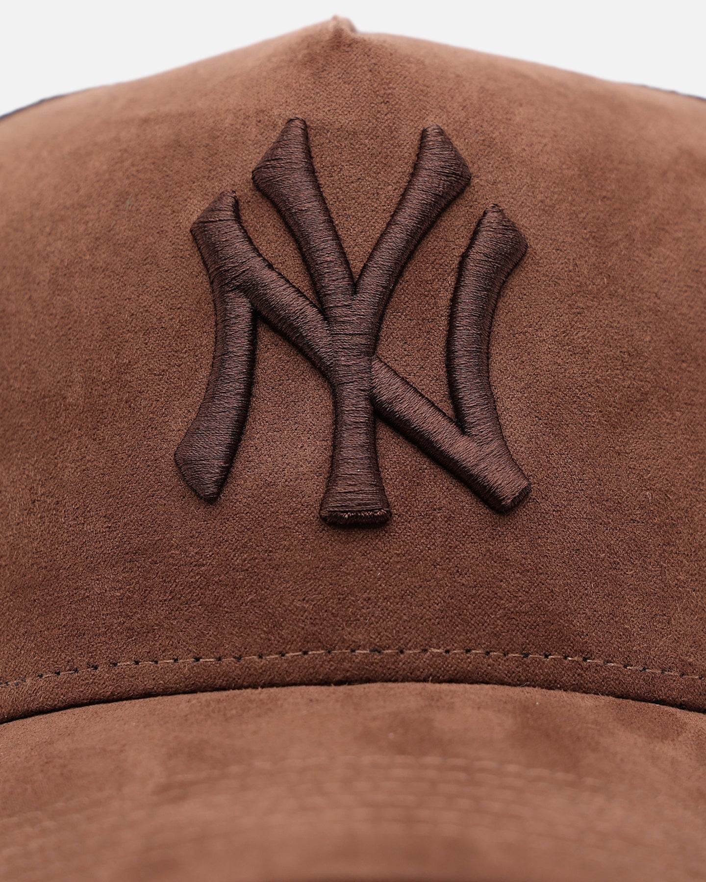 47 Brand New York Yankees 'Tonal Suede' '47 Offside Trucker Snapback Chocolate