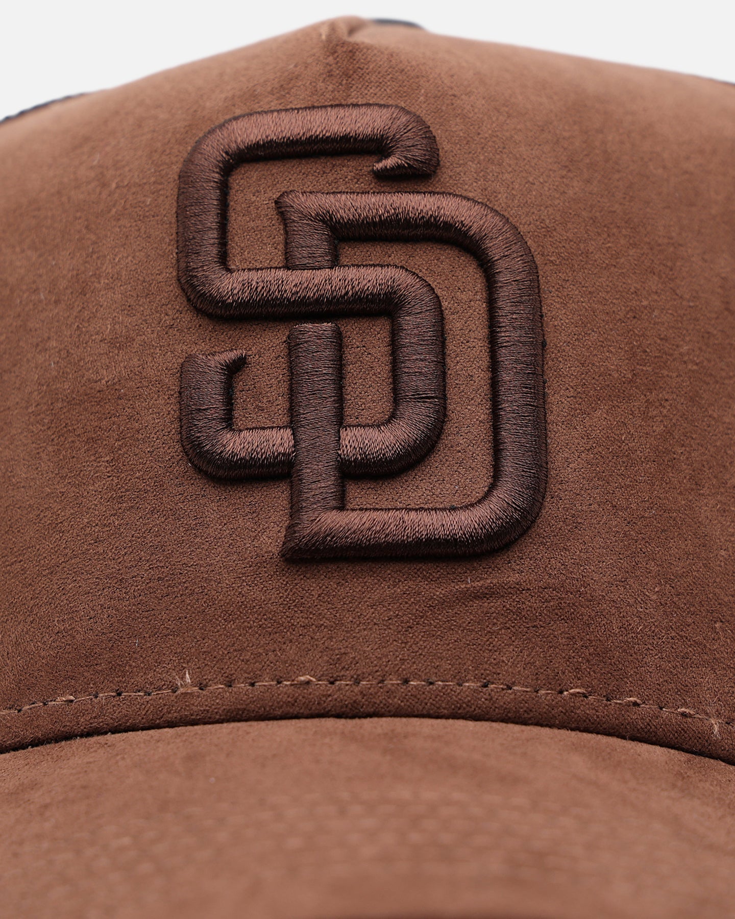 47 Brand San Diego Padres 'Tonal Suede' '47 Offside Trucker Snapback Chocolate