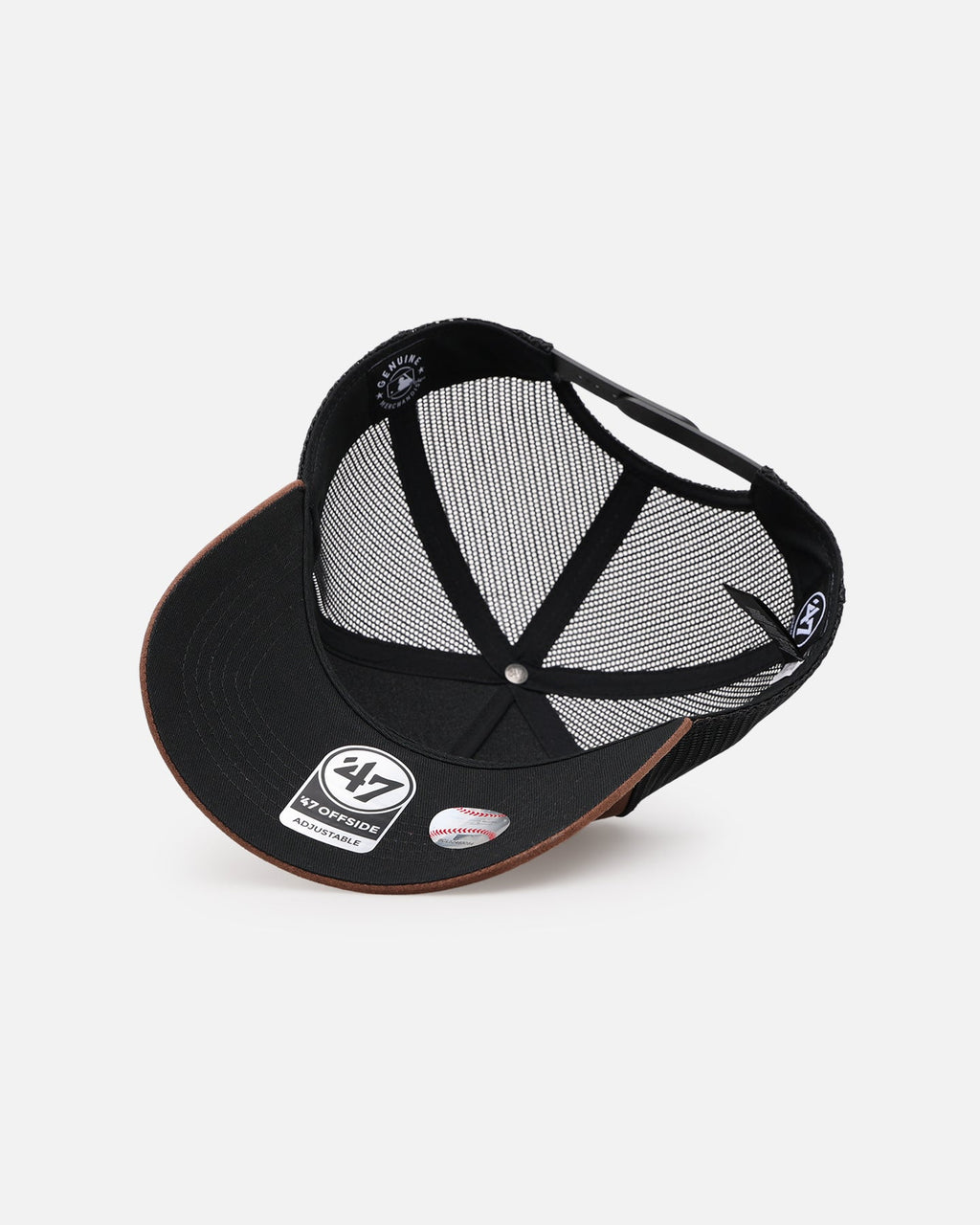 47 Brand San Diego Padres 'Tonal Suede' '47 Offside Trucker Snapback Chocolate