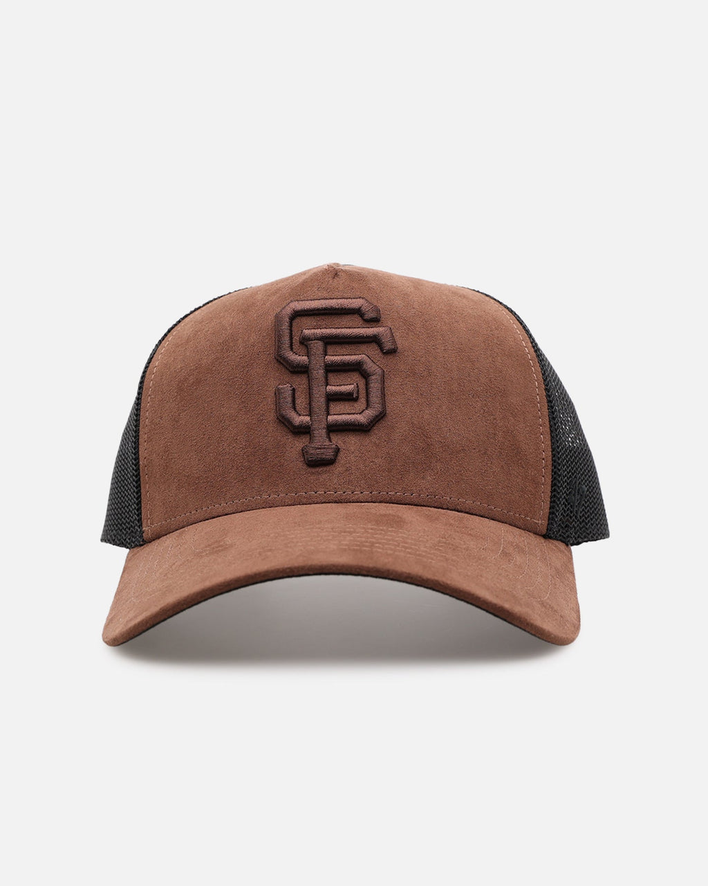 47 Brand San Francisco Giants 'Tonal Suede' '47 Offside Trucker Snapback Chocolate