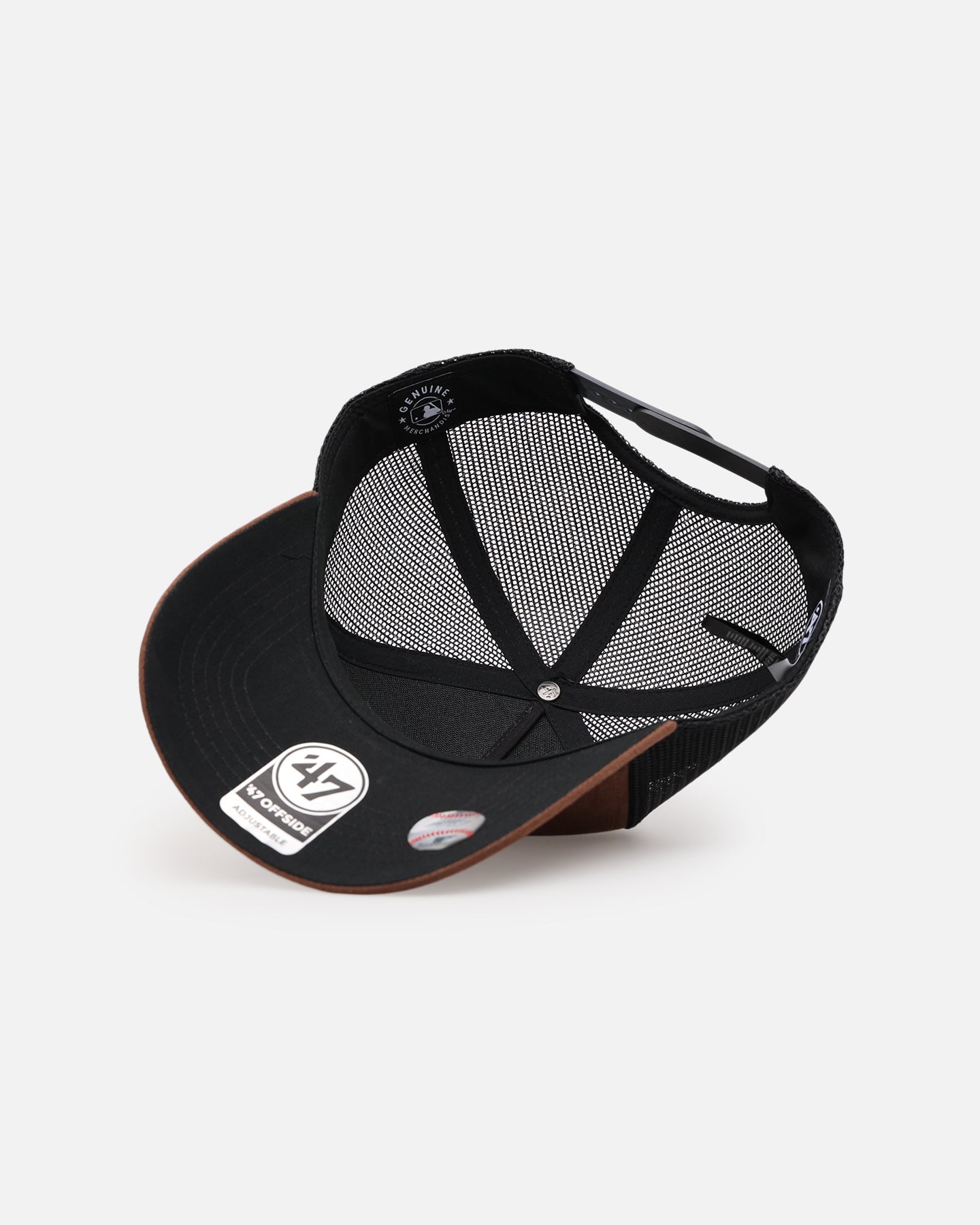 47 Brand San Francisco Giants 'Tonal Suede' '47 Offside Trucker Snapback Chocolate
