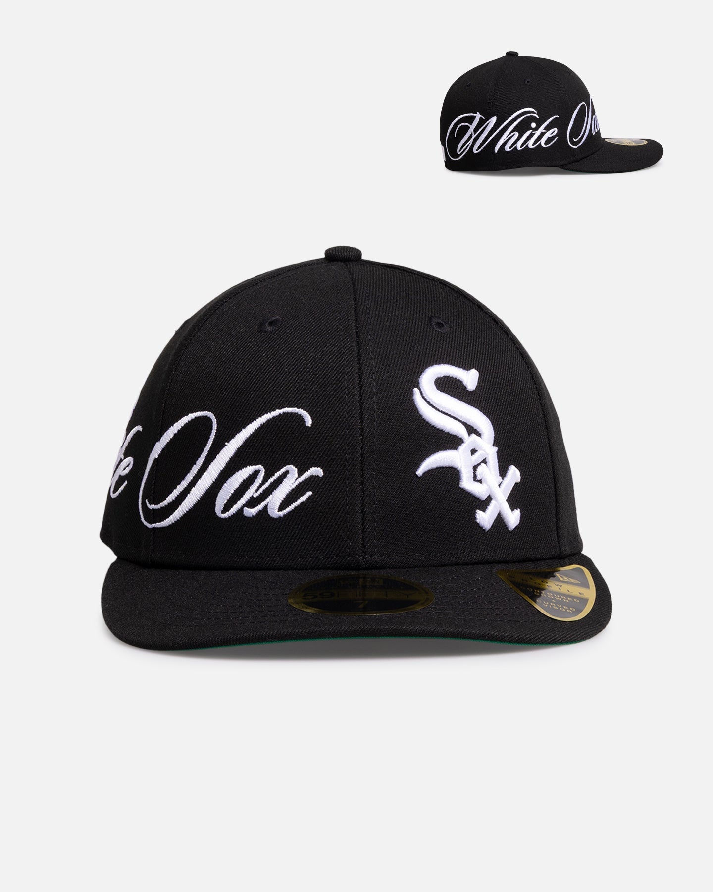 New Era Chicago White Sox 'MLB Side Script 59FIFTY Fitted Black