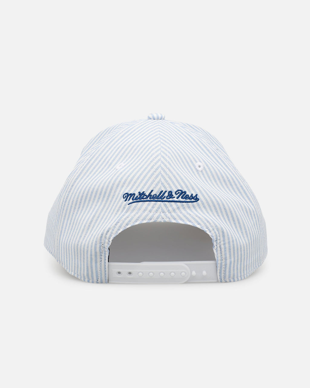 Mitchell & Ness Chicago Cubs 'Seersucker' Pro Pinch Snapback Blue/White