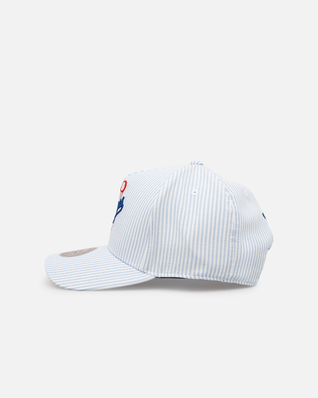 Mitchell & Ness Los Angeles Dodgers 'Seersucker' Pro Pinch Snapback Blue/White