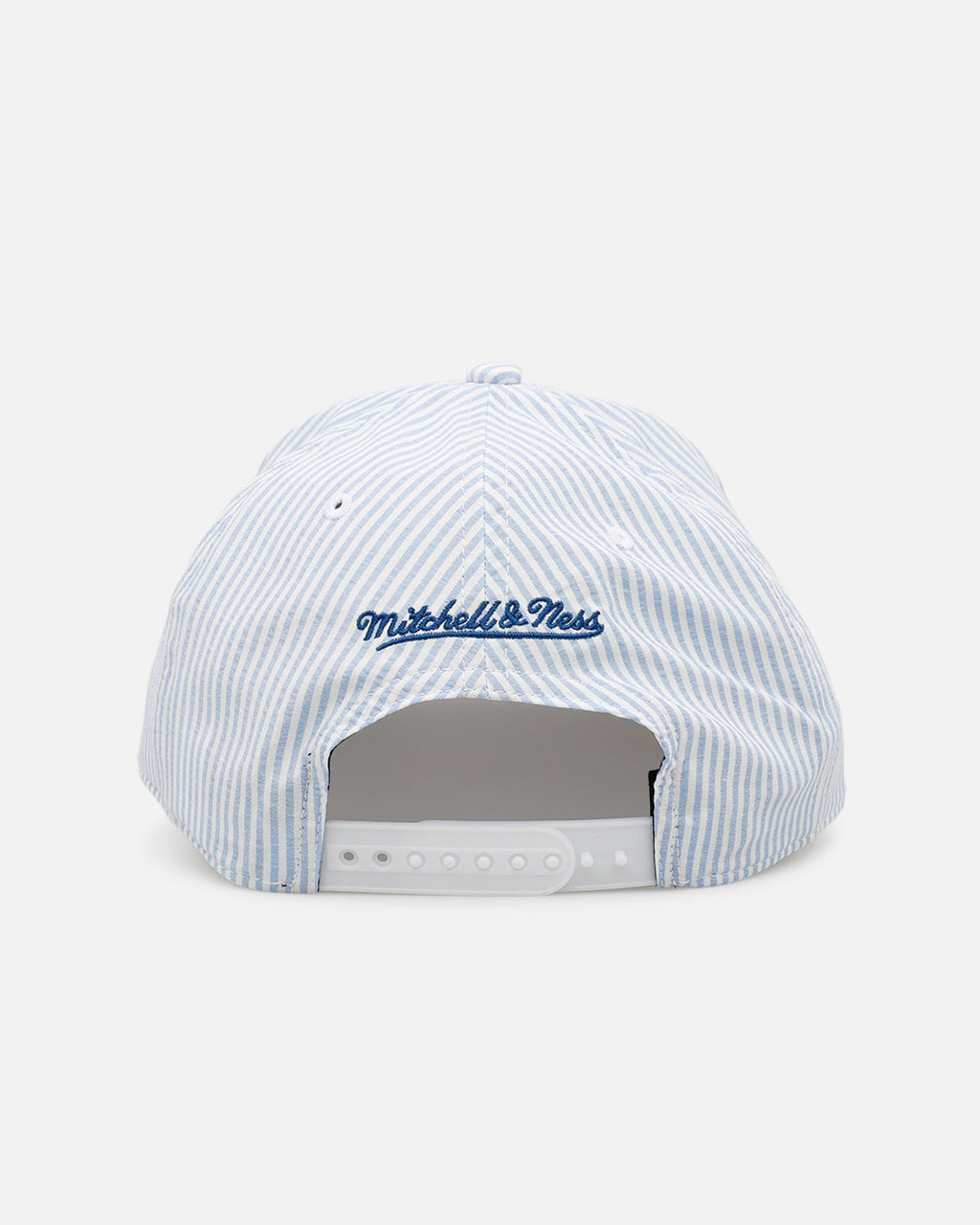 Mitchell & Ness New York Yankees 'Seersucker' Pro Pinch Snapback Blue/White