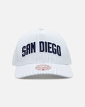 Mitchell & Ness San Diego Padres 'Seersucker' Pro Pinch Snapback Blue/White