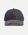 New Era Los Angeles Dodgers 'Suede Visor' 9FORTY A-Frame Snapback Graphite