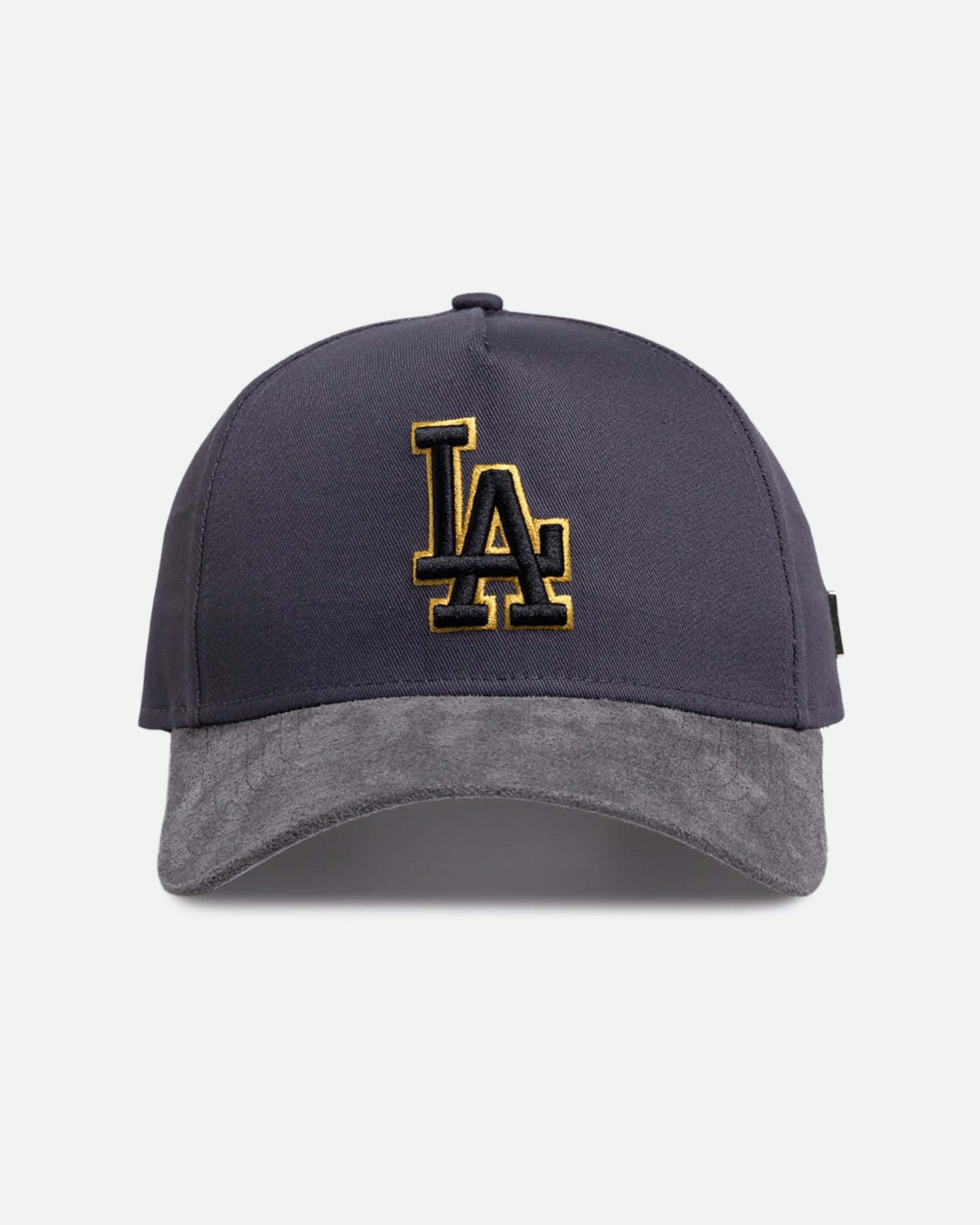 New Era Los Angeles Dodgers 'Suede Visor' 9FORTY A-Frame Snapback Graphite