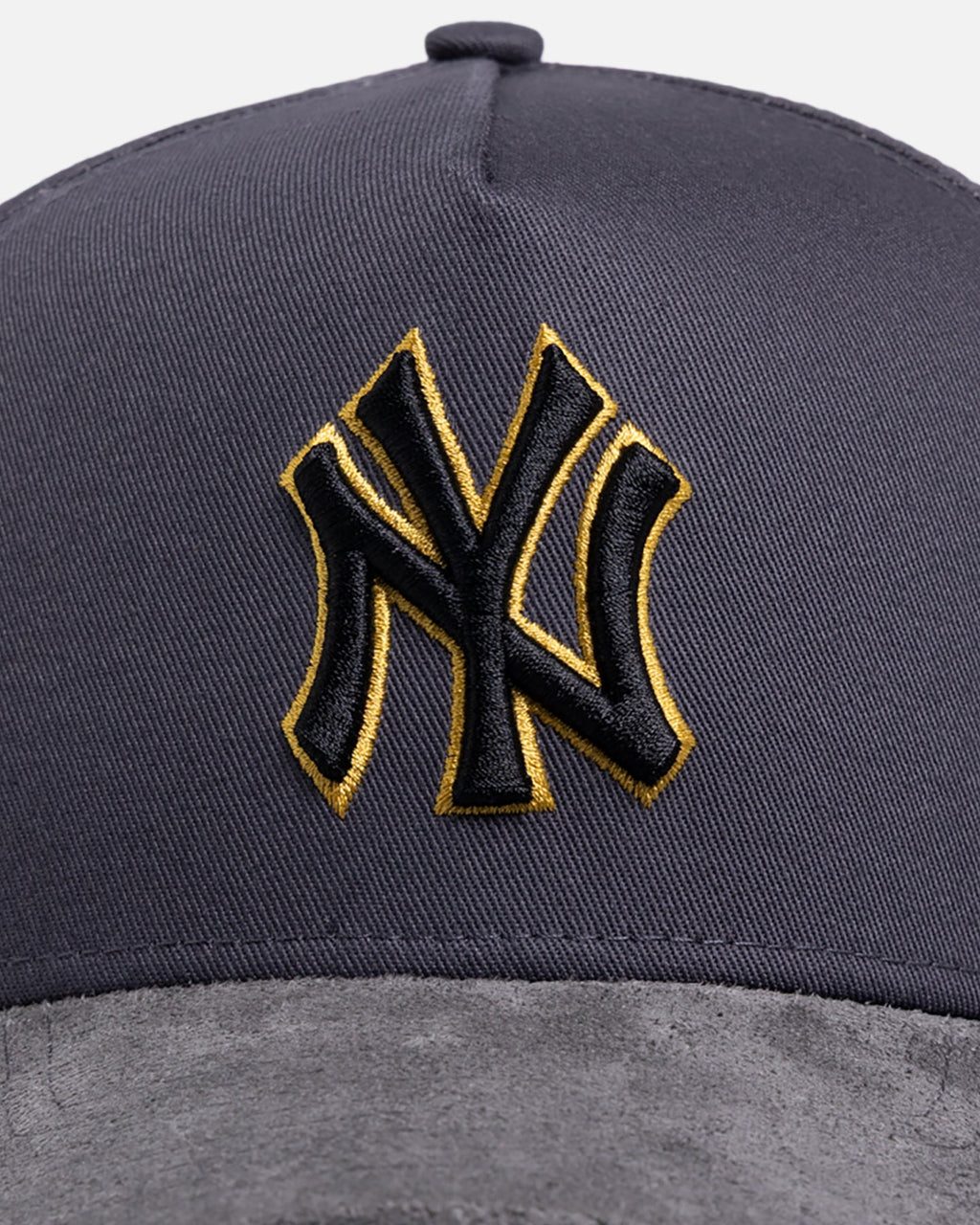 New Era New York Yankees 'Suede Visor' 9FORTY A-Frame Snapback Graphite