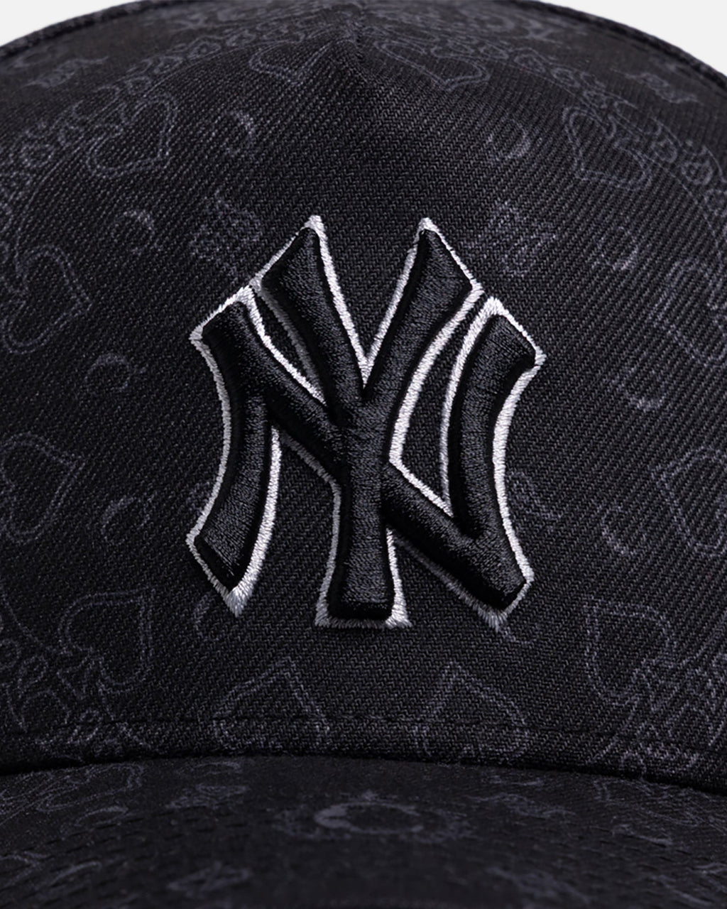 New Era New York Yankees 'Black Tonal' 9FORTY A-Frame Snapback Black