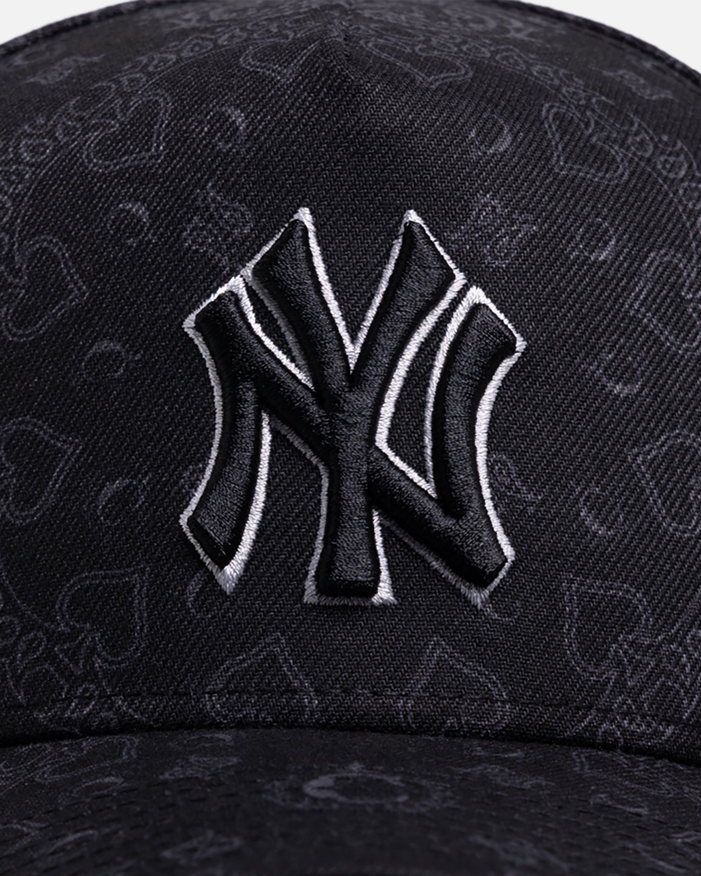 New Era New York Yankees 'Black Tonal' 9FORTY A-Frame Snapback Black