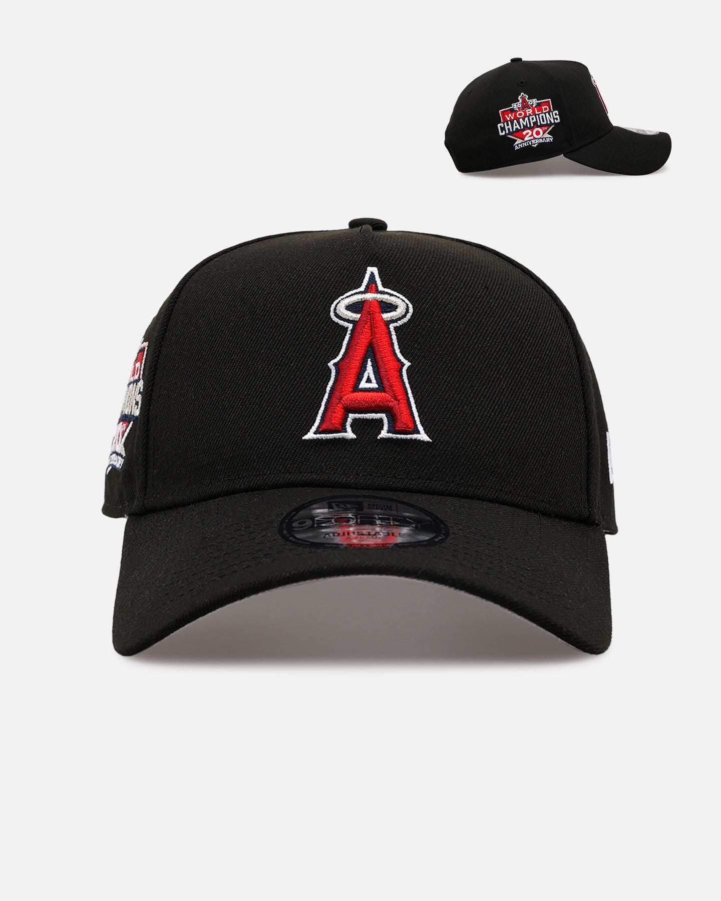 New Era Los Angeles Angels 'Black And Team Color' 9FORTY A-Frame Snapback Black/Official Team Color
