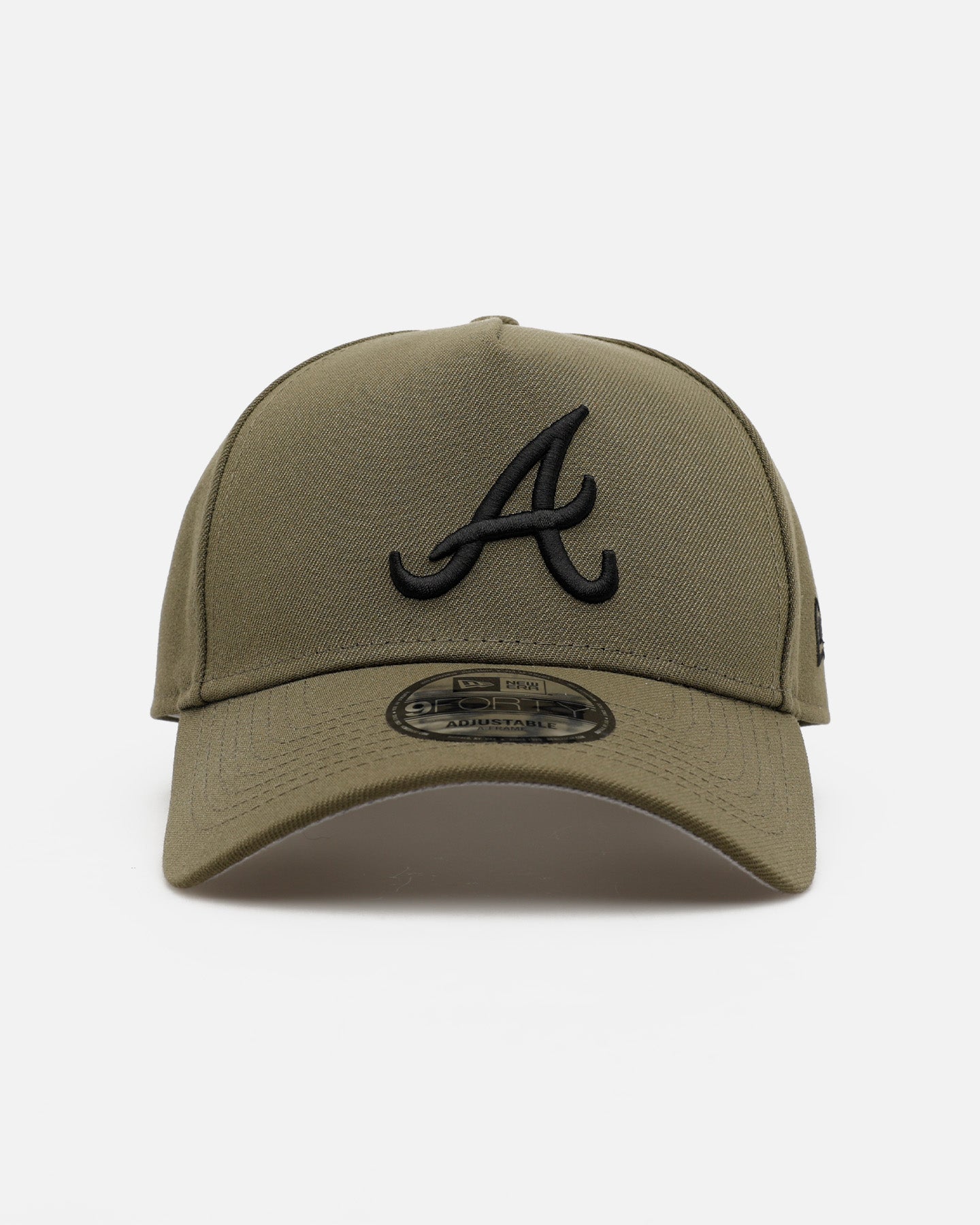 New Era Atlanta Braves 'Easy Olive' 9FORTY A-Frame Snapback Olive