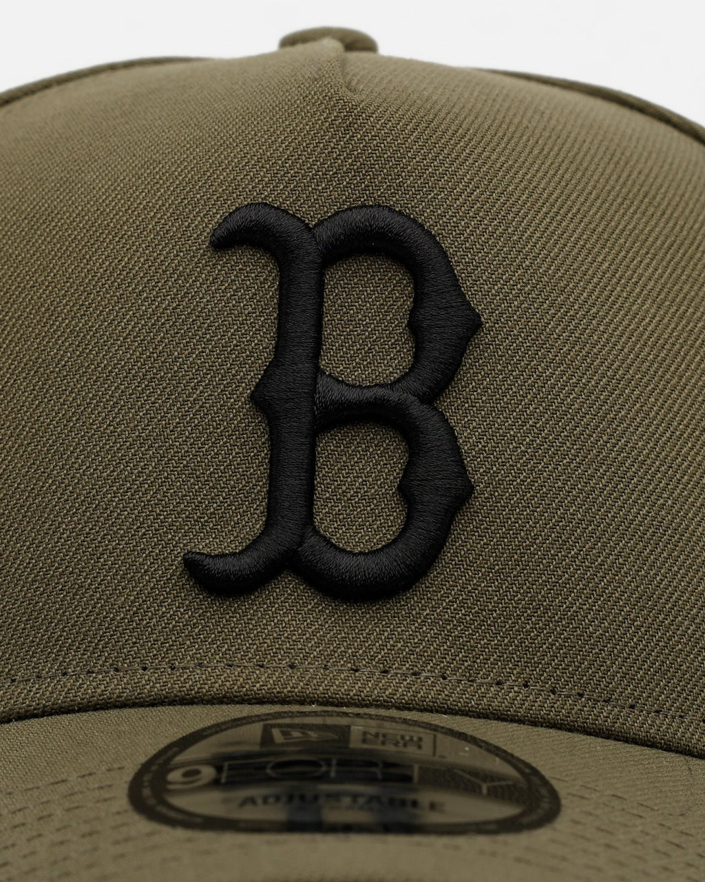 New Era Boston Red Sox 'Easy Olive' 9FORTY A-Frame Snapback Olive