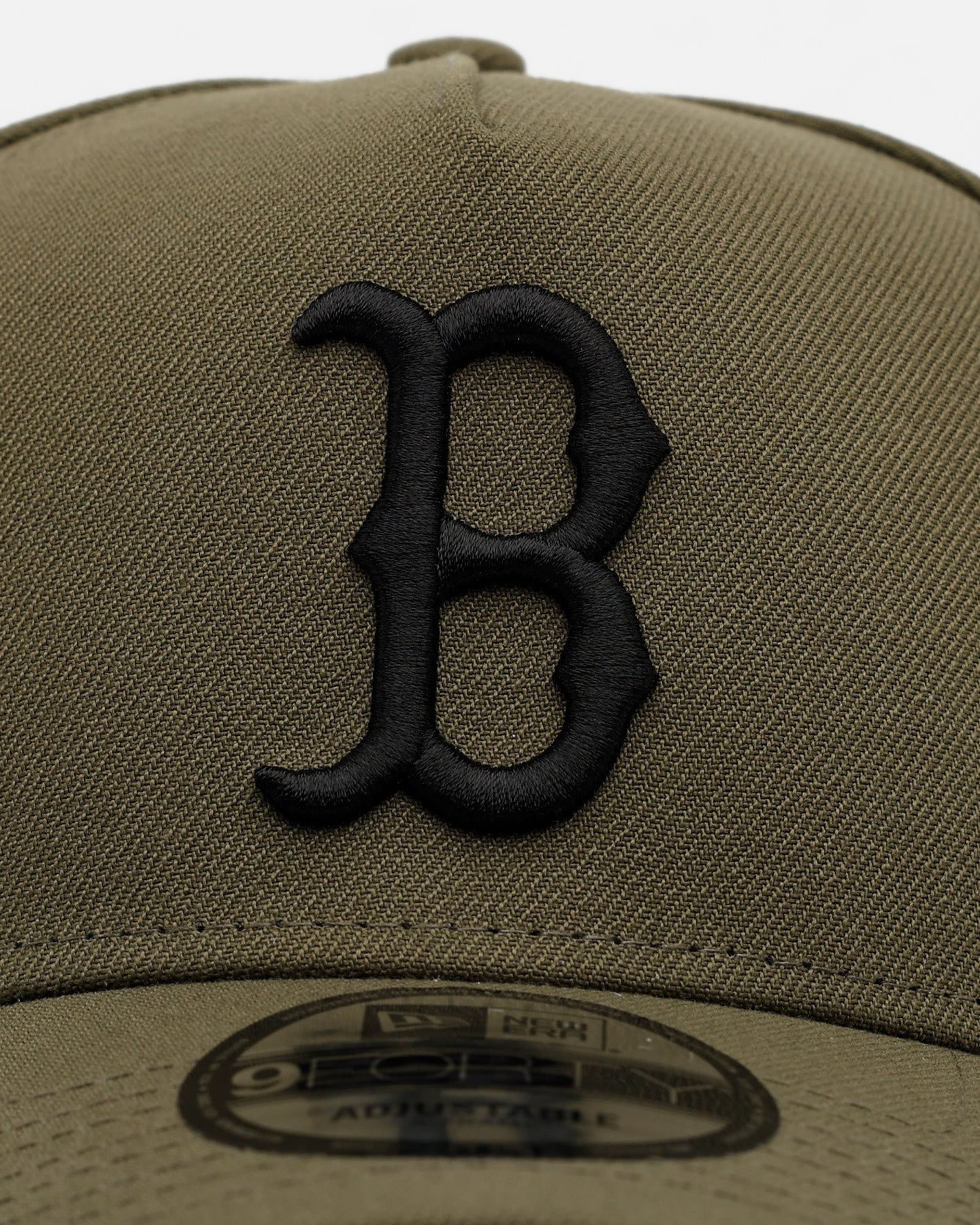 New Era Boston Red Sox 'Easy Olive' 9FORTY A-Frame Snapback Olive