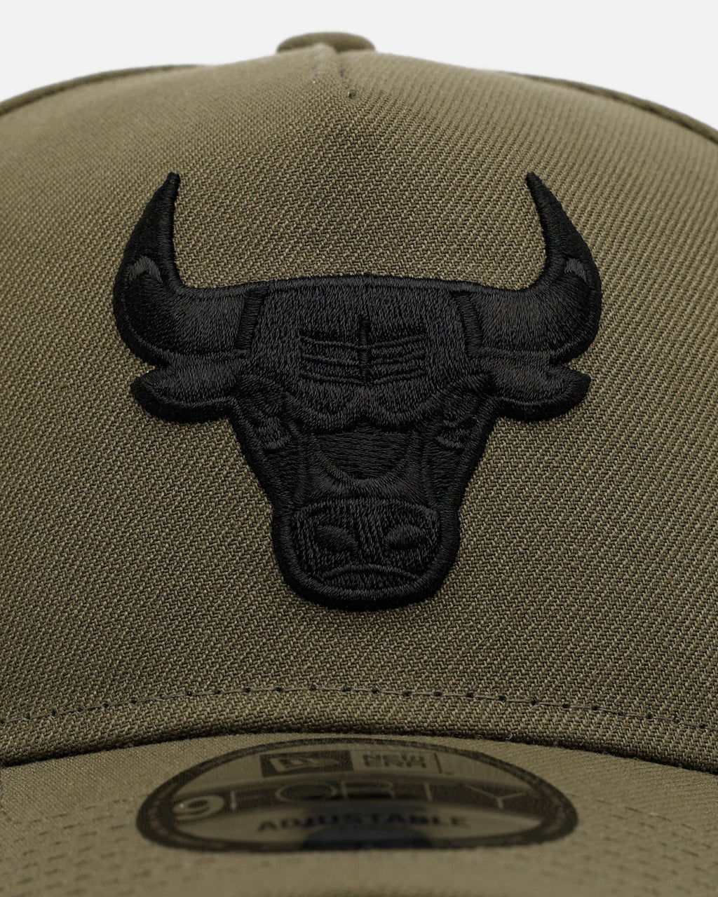 New Era Chicago Bulls 'Easy Olive' 9FORTY A-Frame Snapback Olive