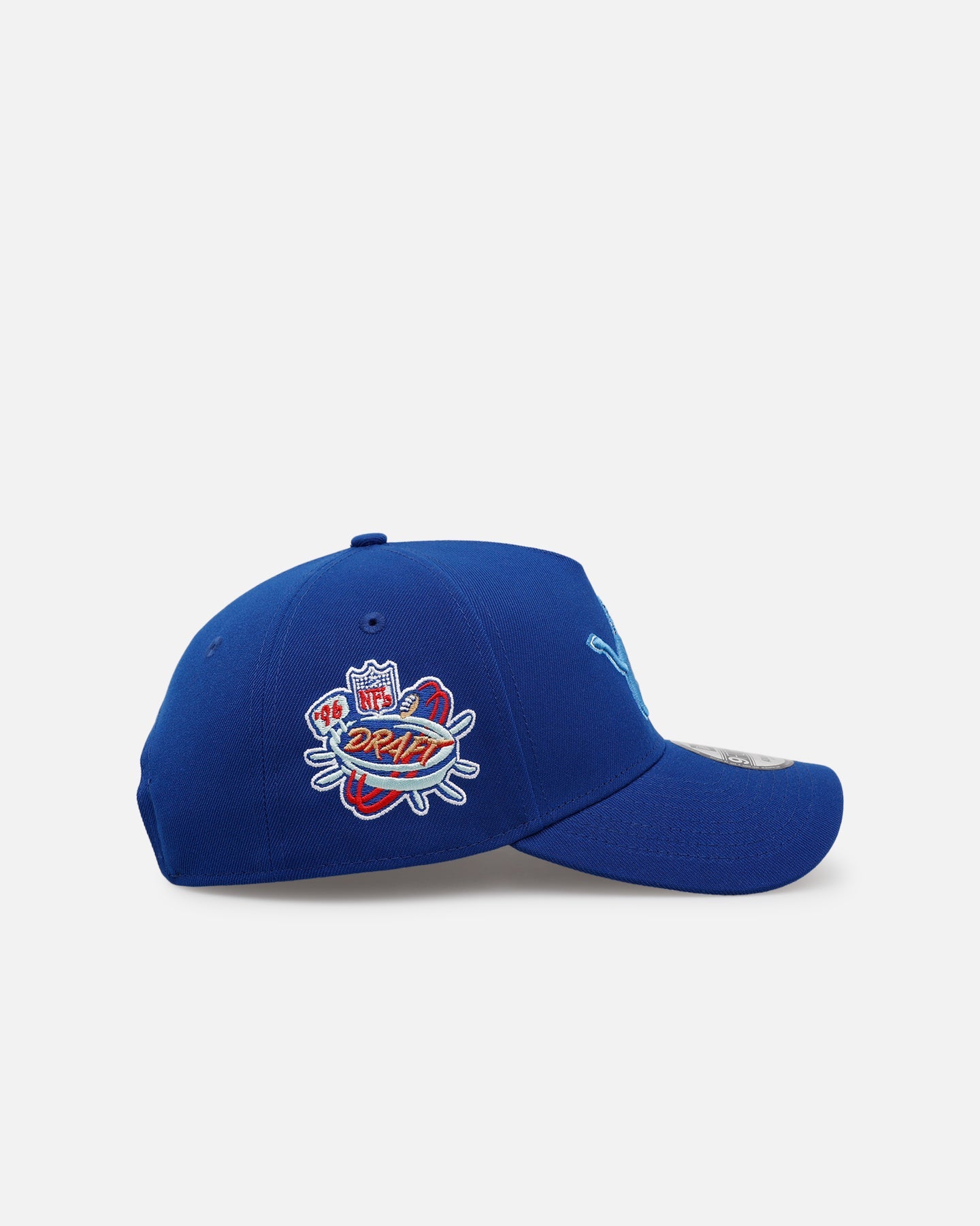 New Era Detroit Lions '1996 NFL Draft' 9FORTY A-Frame Snapback Blue
