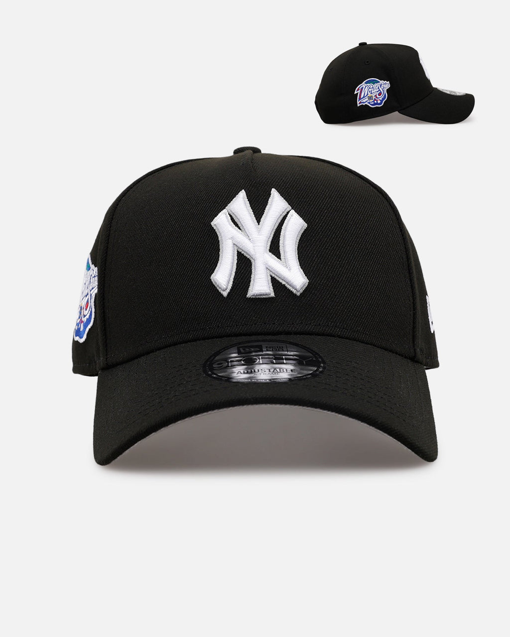 New Era New York Yankees 'Black And Team Color' 9FORTY A-Frame Snapback Black/Official Team Color