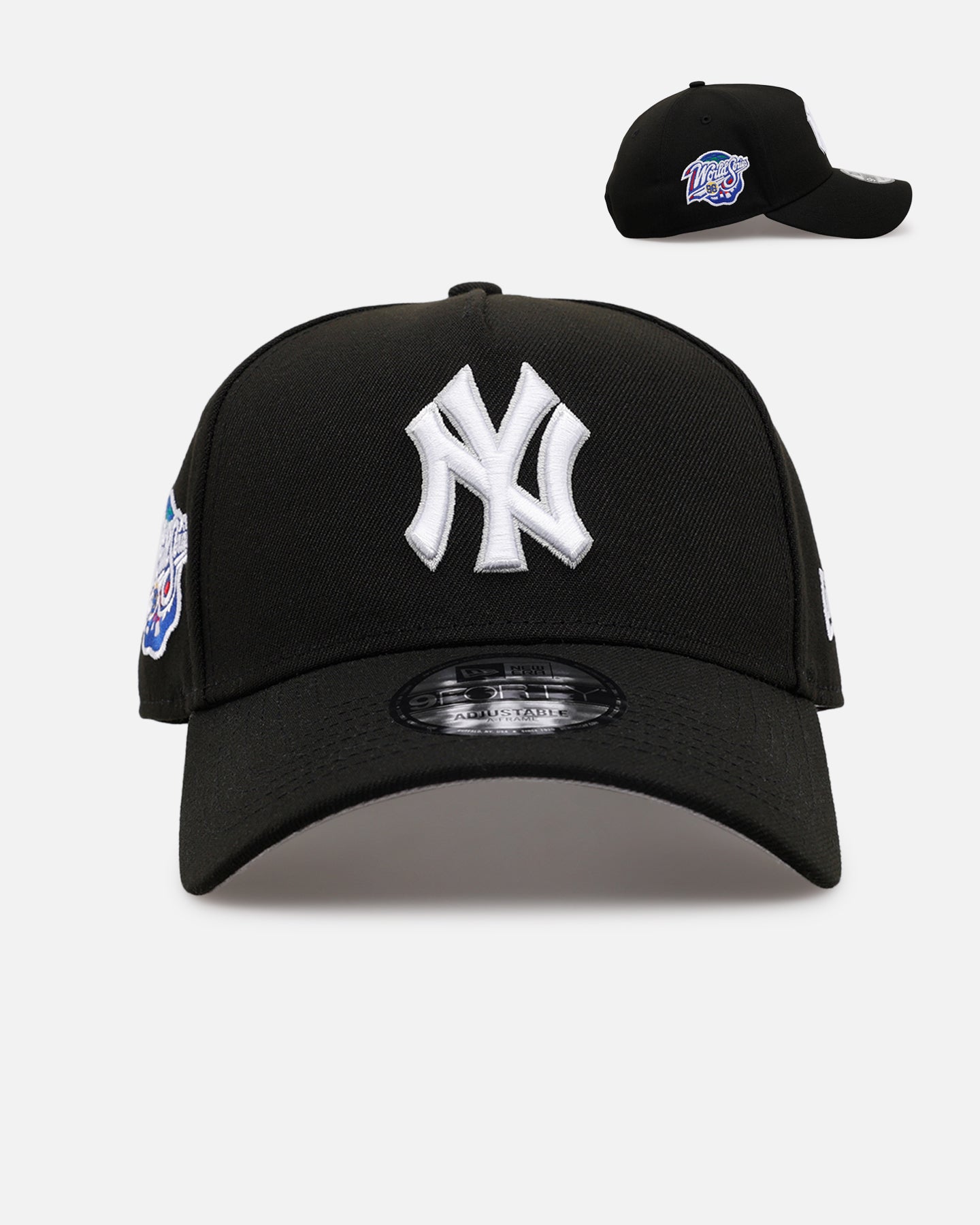 New Era New York Yankees 'Black And Team Color' 9FORTY A-Frame Snapback Black/Official Team Color