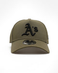 New Era Oakland Athletics 'Easy Olive' 9FORTY A-Frame Snapback Olive
