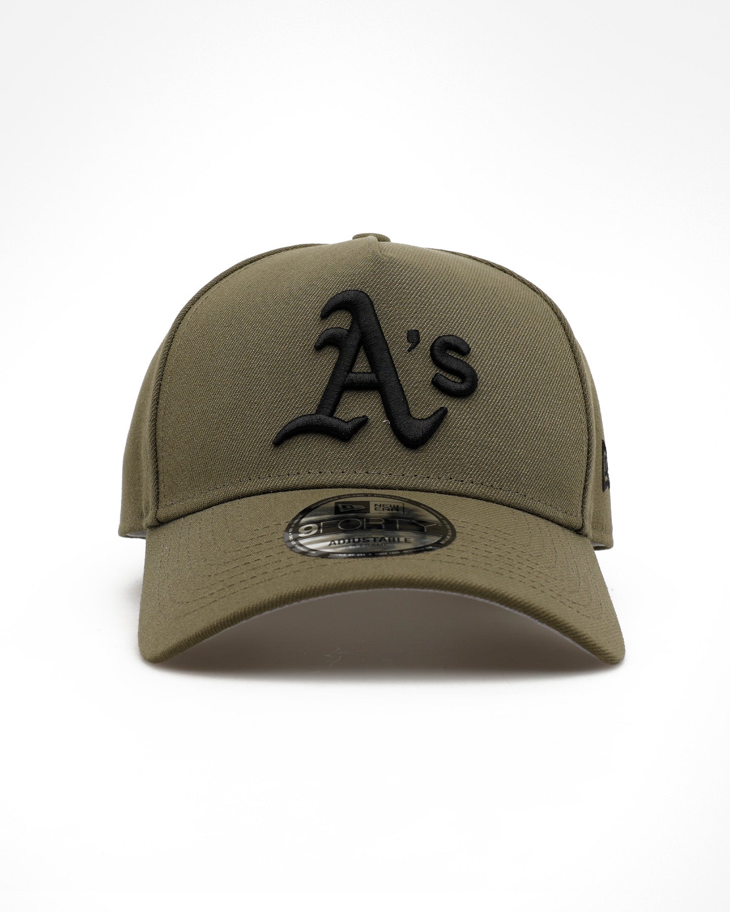 New Era Oakland Athletics 'Easy Olive' 9FORTY A-Frame Snapback Olive