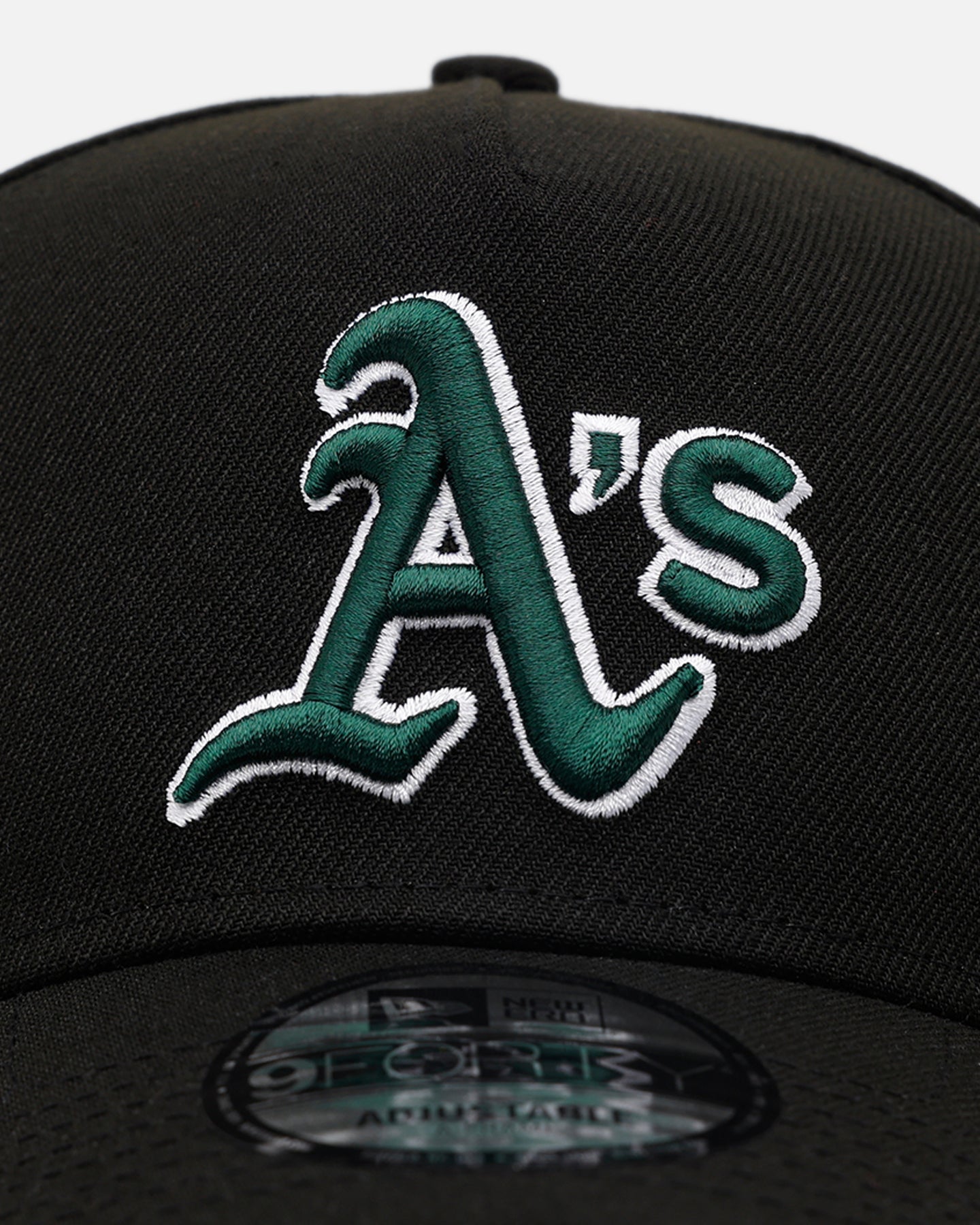 New Era Oakland Athletics 'Black And Team Color' 9FORTY A-Frame Snapback Black/Official Team Color
