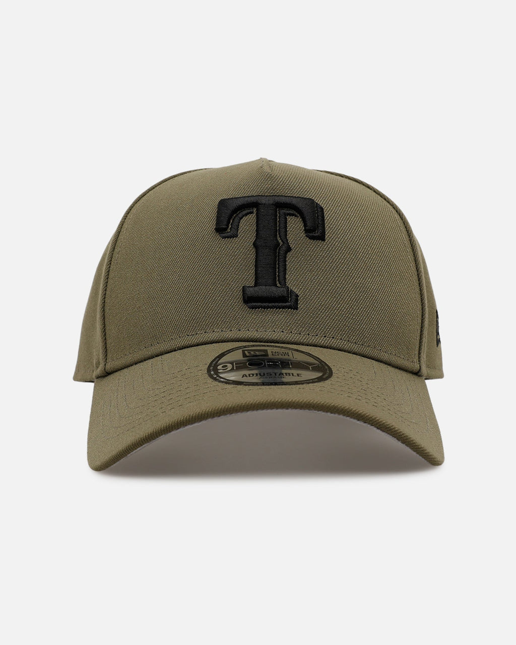 New Era Texas Rangers 'Easy Olive' 9FORTY A-Frame Snapback Olive