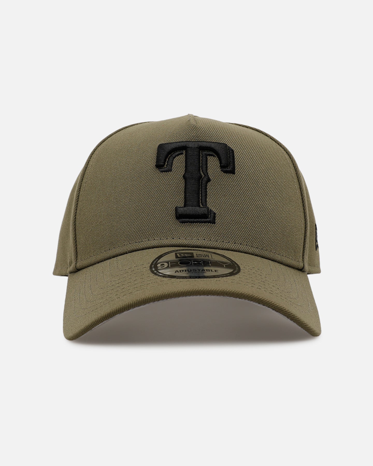 New Era Texas Rangers 'Easy Olive' 9FORTY A-Frame Snapback Olive